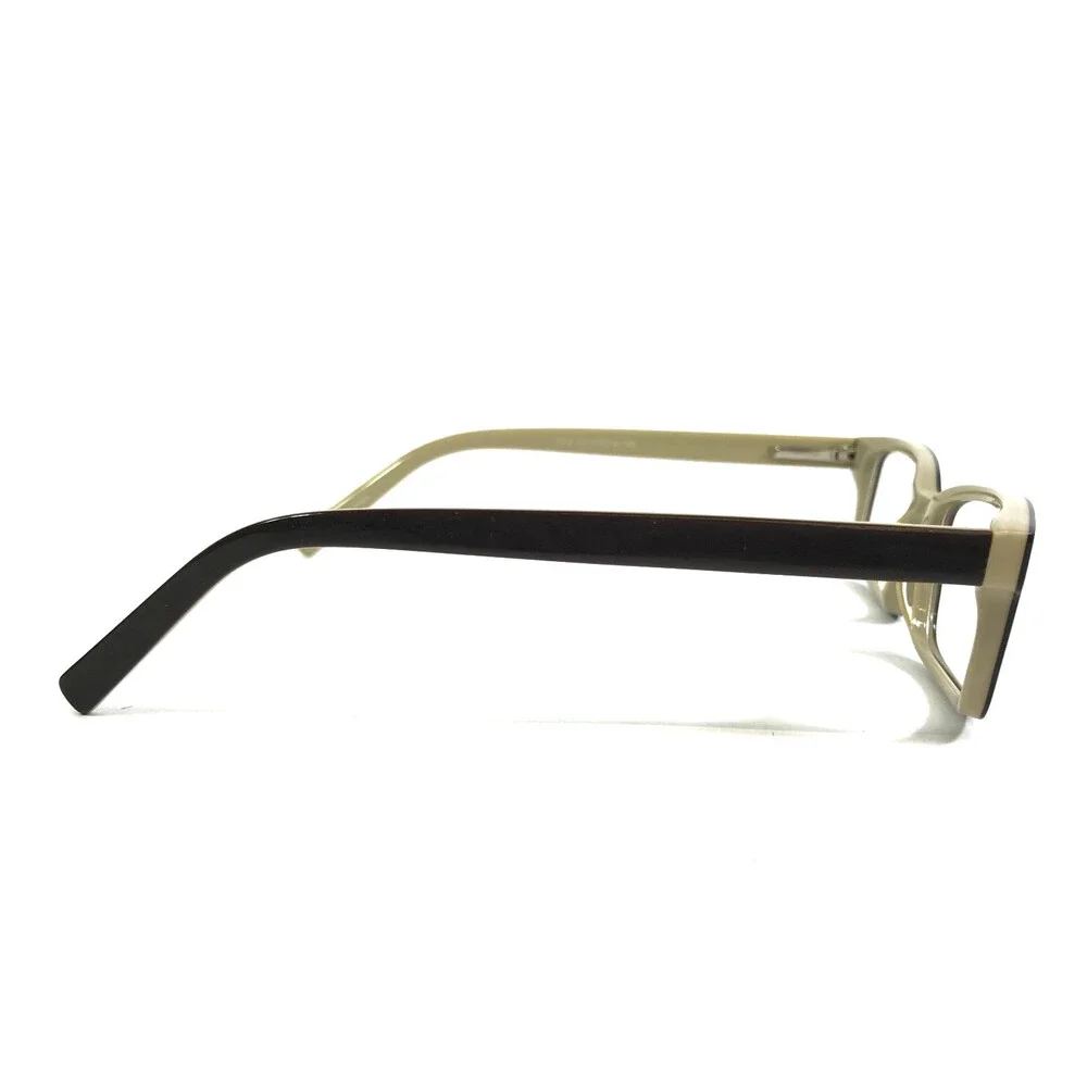 Arcadia Eyeglasses Frames 7042 C3 Matte Black Beige Rectangle Full Rim 55-18-140